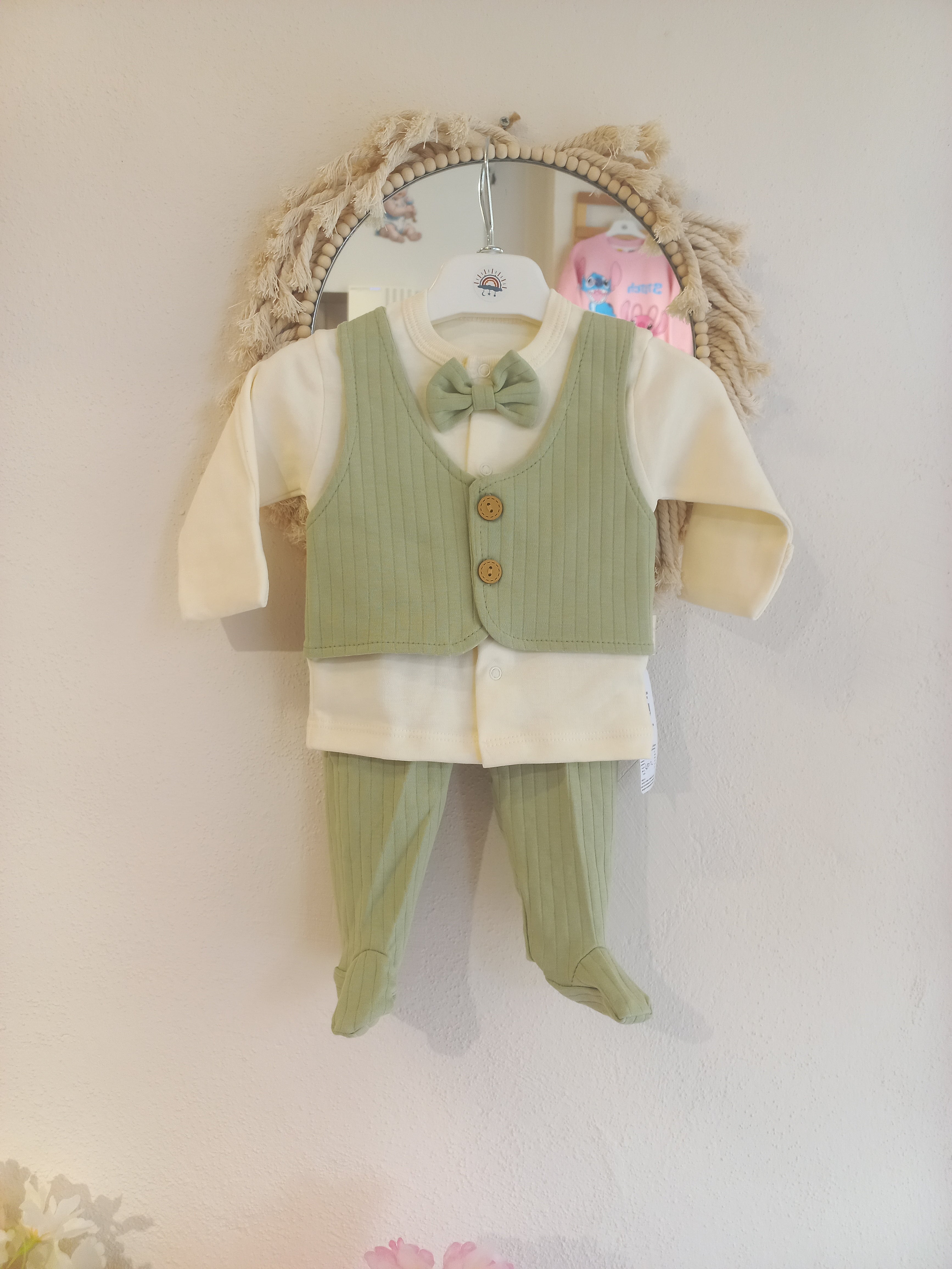 3 Parça Zıbın Takım